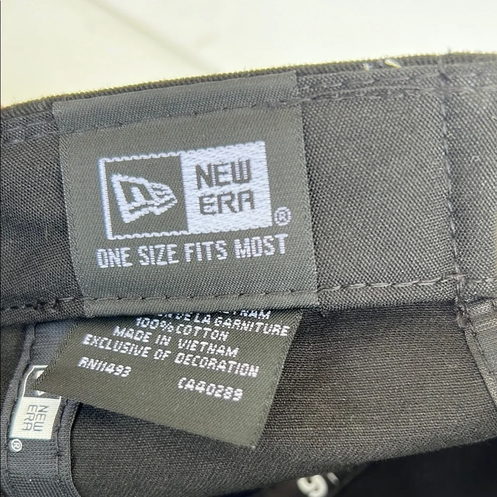 New Era Black 9 Twenty Super Bowl 57 Logo Hat Cap‎ “like new”